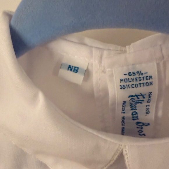 Feltman Brothers Smocked Christmas Bubble NB - Picture 4 of 5